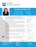 Dr. Christine Allen's Bio